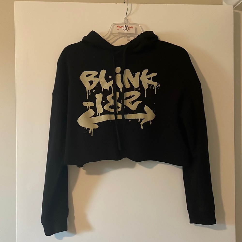 Blink-182 Cropped Hoodie